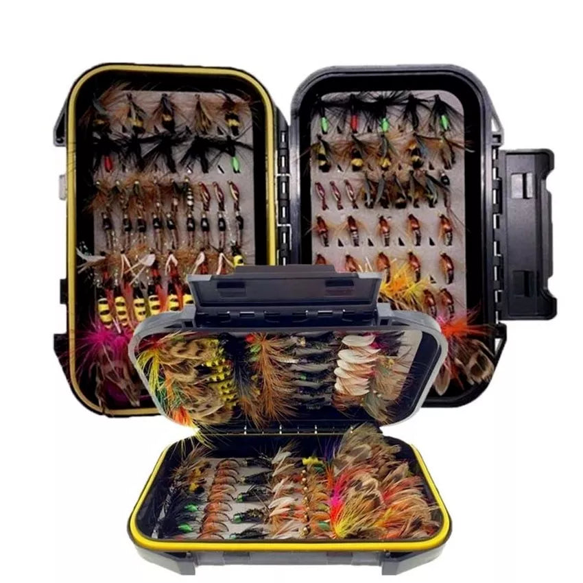 Dry Wet Nymph Streamers, Fly, Lures Assortment Kit