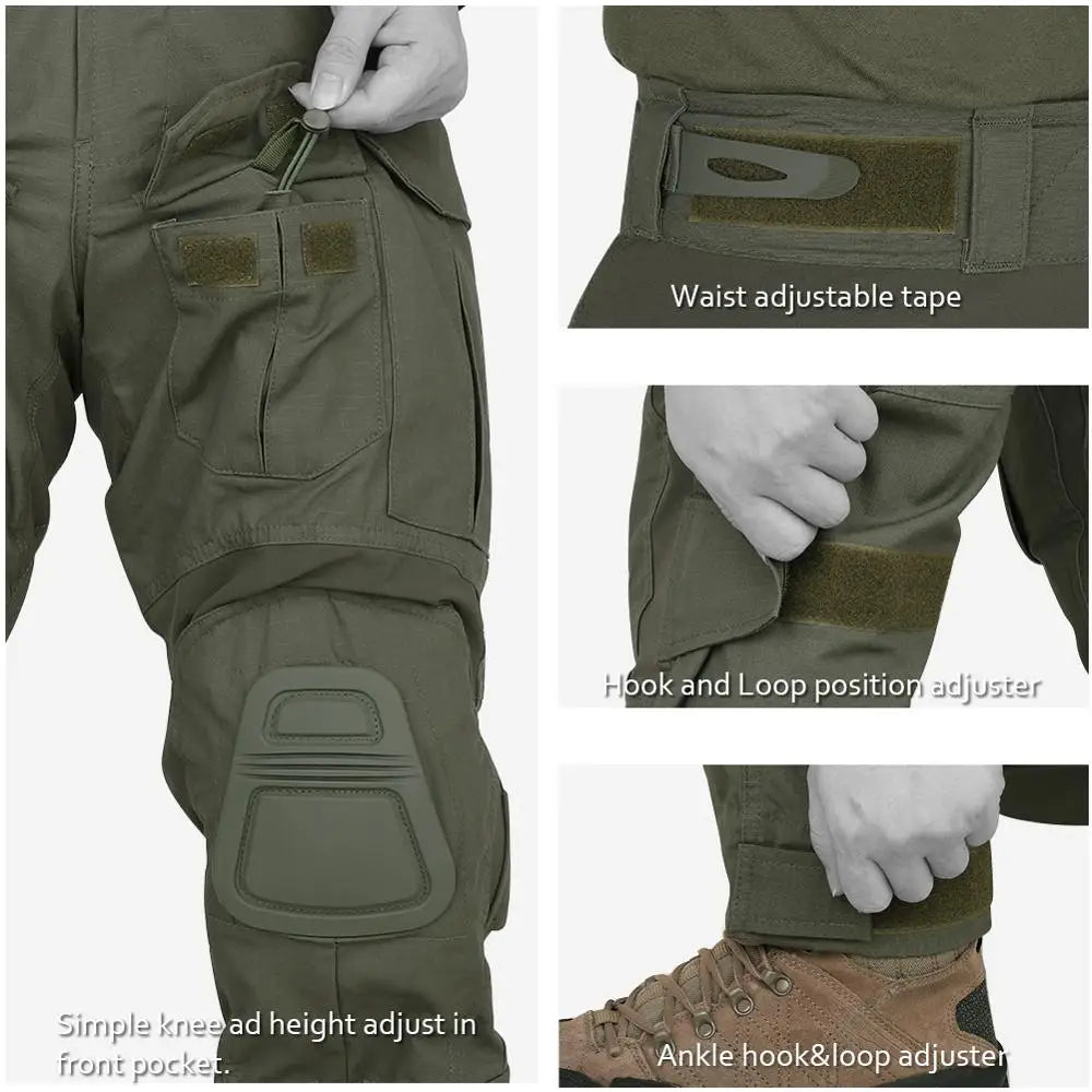Tactical Shirt & Pants Clothing Set