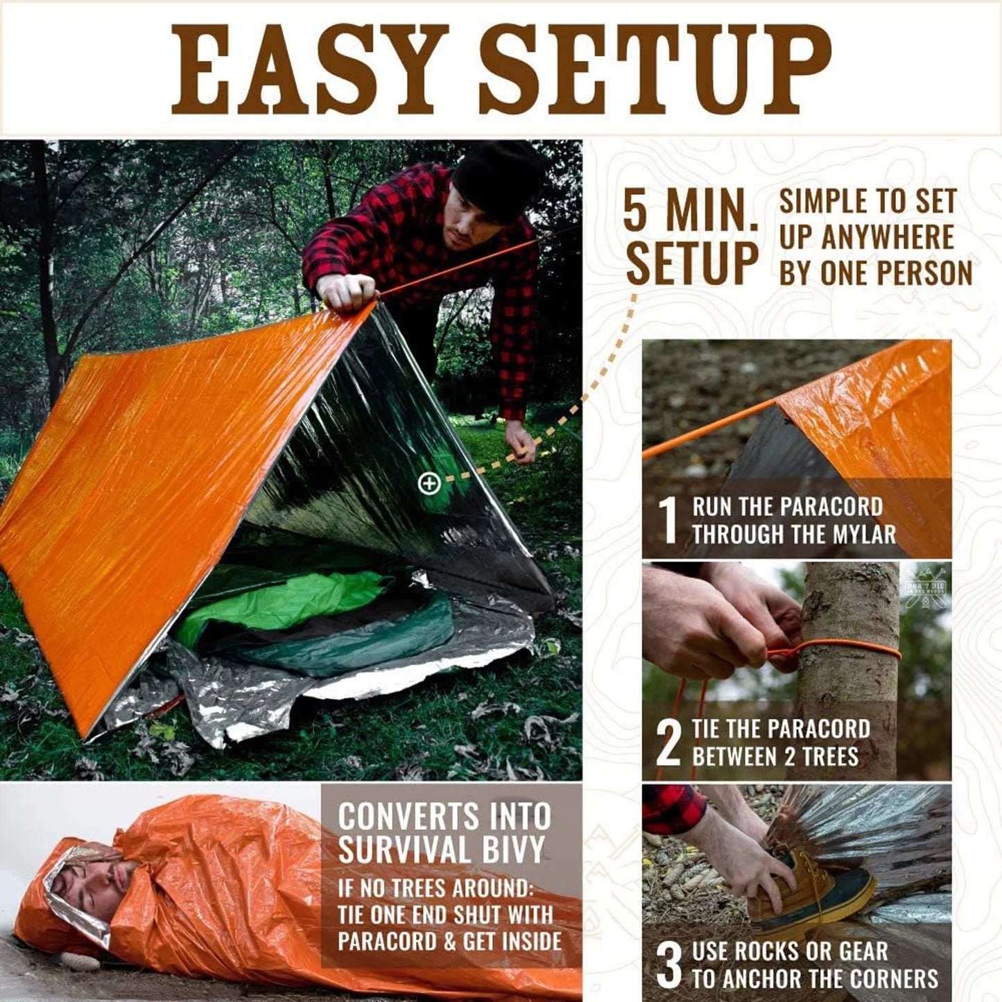 2 Person Emergency Tent