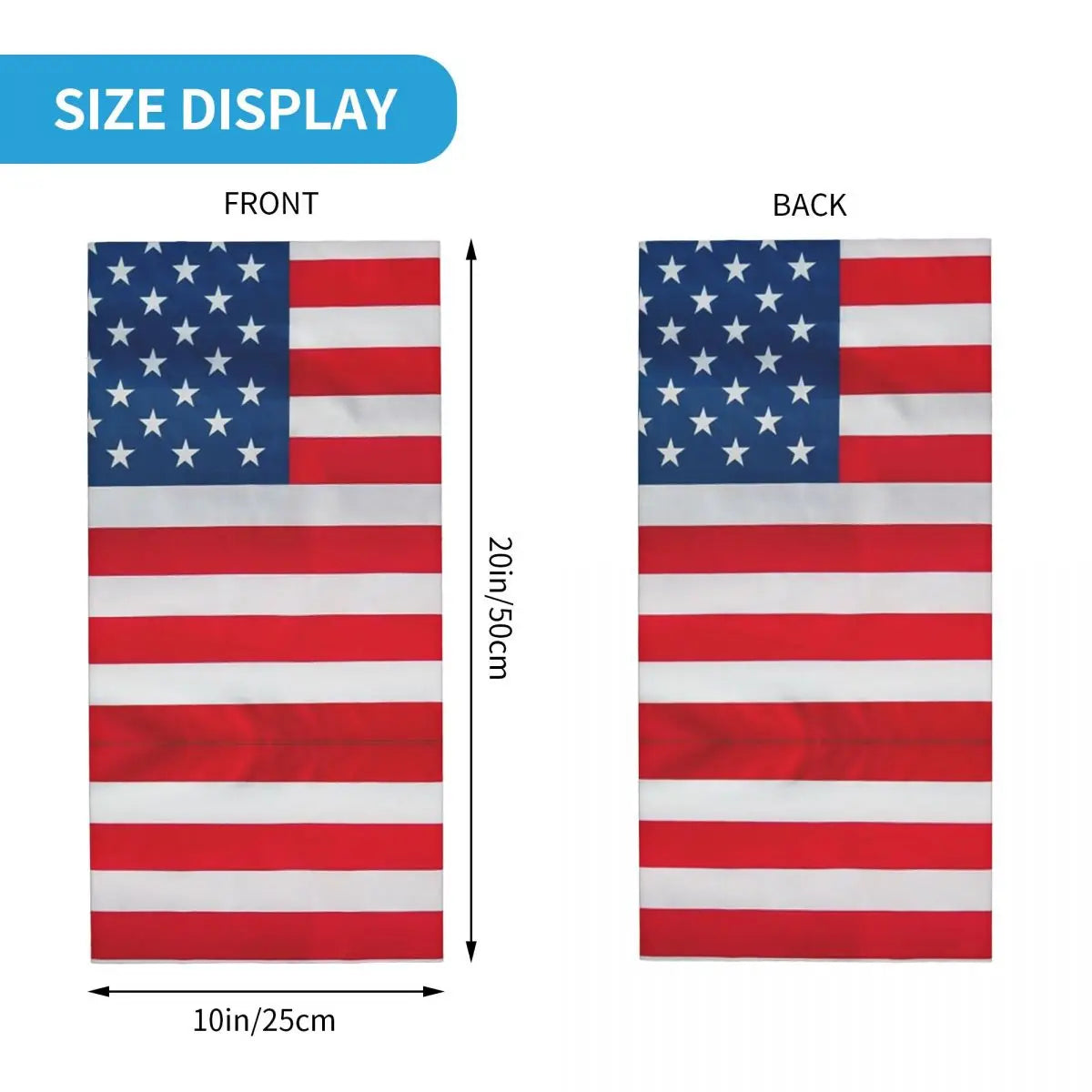American Flag Bandana Neck Gaiter