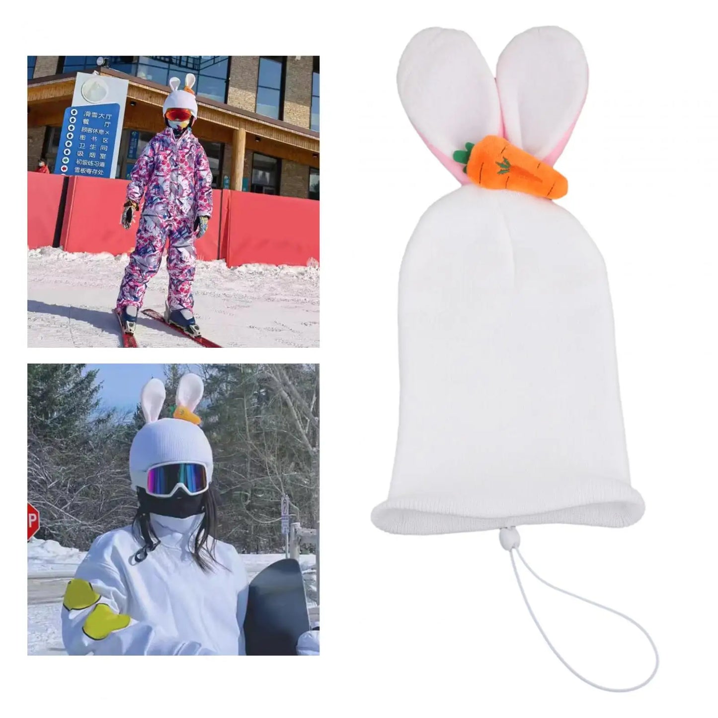 Cartoon Ski Helmet Cover