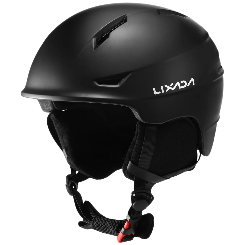 Snowboard/Ski Helmet with Goggle Strap and Detachable Earmuffs