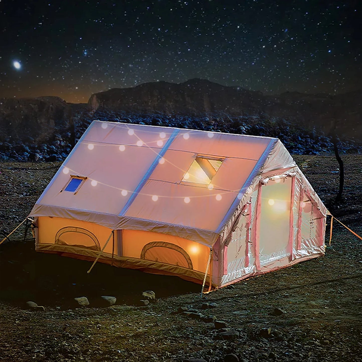 8-10 Person, 129 Square ft Tent