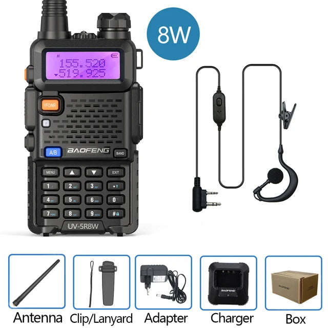 Dual Band Two Way Long Range Powerful Walkie Talkie