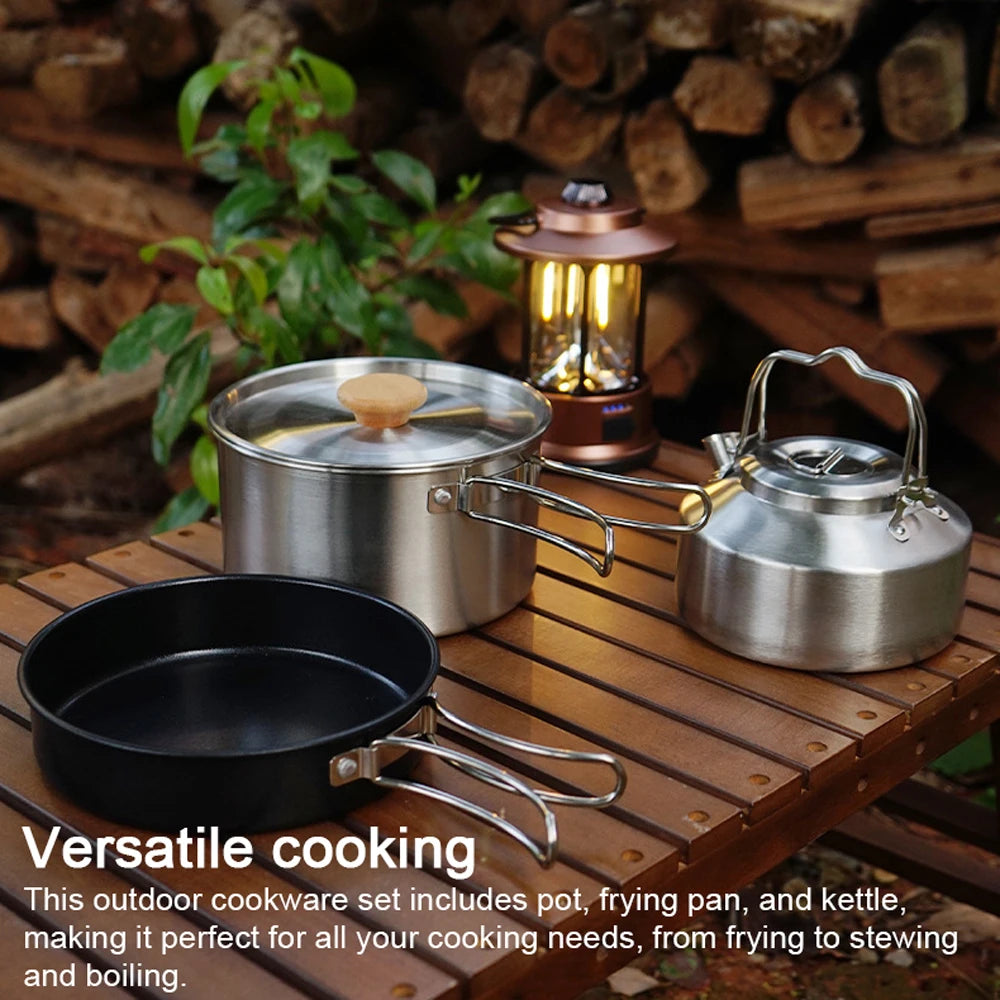 Stainless Steel Portable Cooking Set