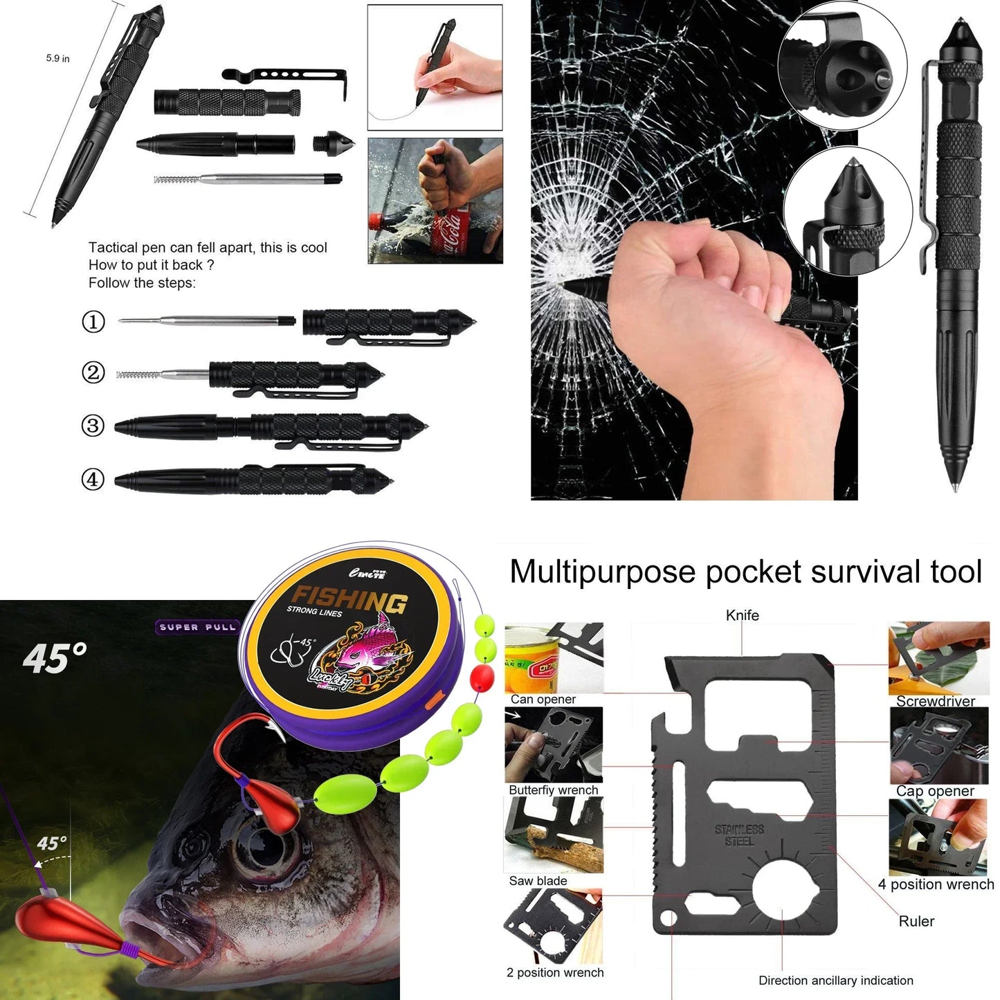 Full Set Survival First Aid Kit
