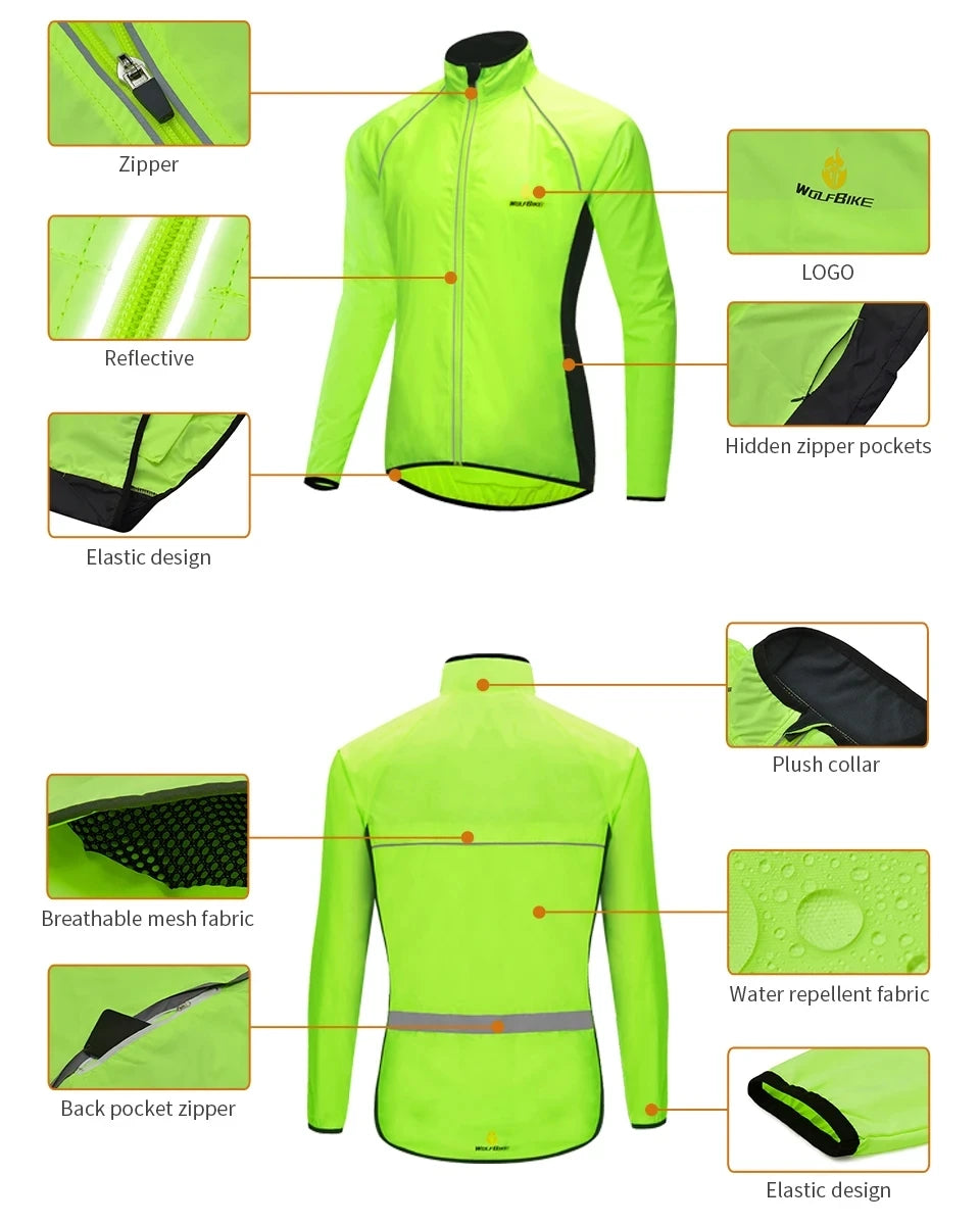 Reflective Cycling Jacket
