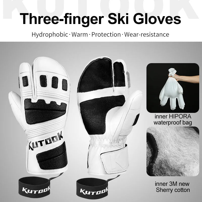 Goat Skin Ski Gloves