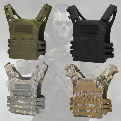 Camouflage Hunting Shooting Vest With Ghost Mask