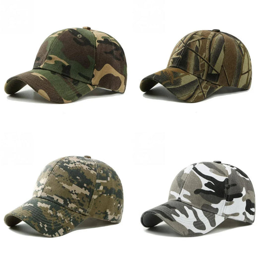 Camouflage Print Baseball Caps