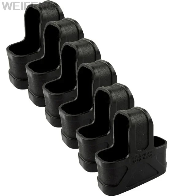 6/10PCS Tactical 5.56 Magazine Pouch Rubber Holster