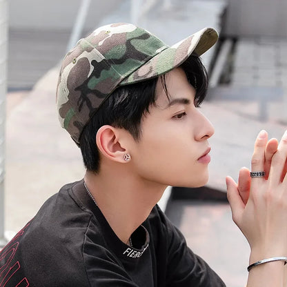 Camouflage Print Baseball Caps