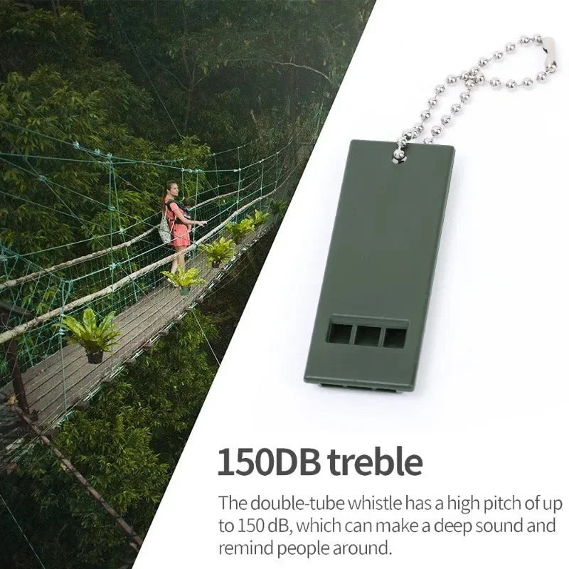 3-Frequency High Decibel Survival Whistle
