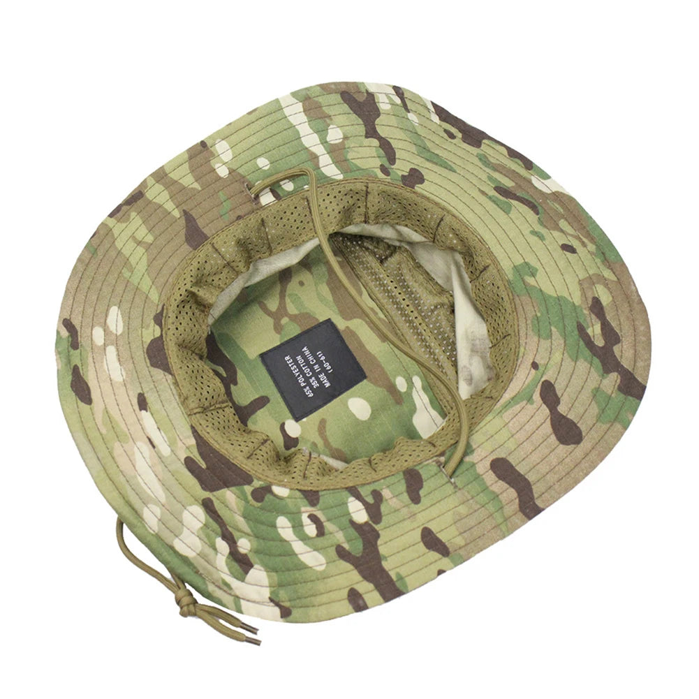Camouflage Enthusiasts Square Pocket Camo Cap
