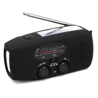 Solar Power Hand Crank Multifunctional NOAA Radio