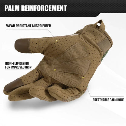 Camo Touch Screen Tactical Gloves