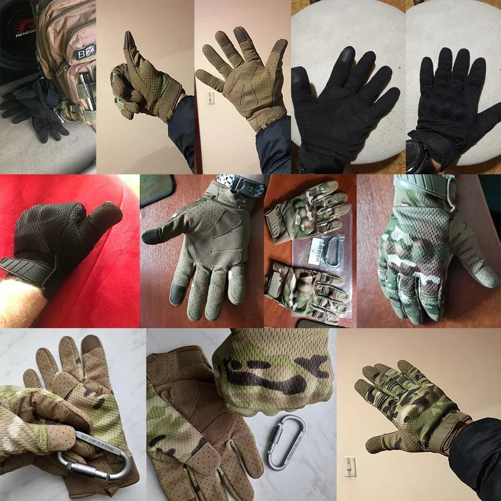 Camo Touch Screen Tactical Gloves