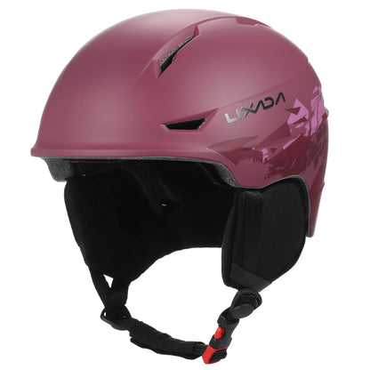 Snowboard/Ski Helmet with Goggle Strap and Detachable Earmuffs
