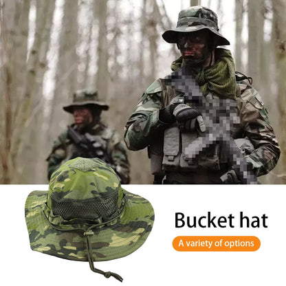Camouflage Enthusiasts Square Pocket Camo Cap