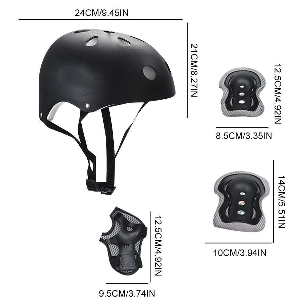 7Pcs Kids Protective Gear Set