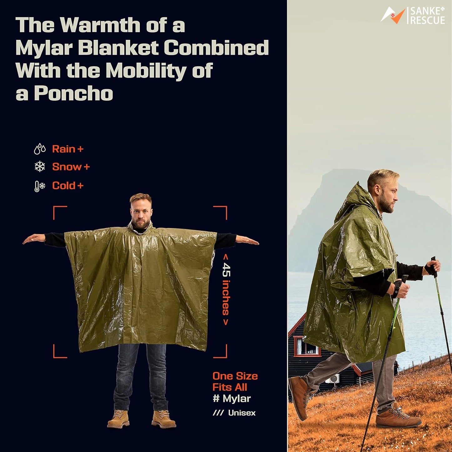 Emergency Water Proof Raincoat