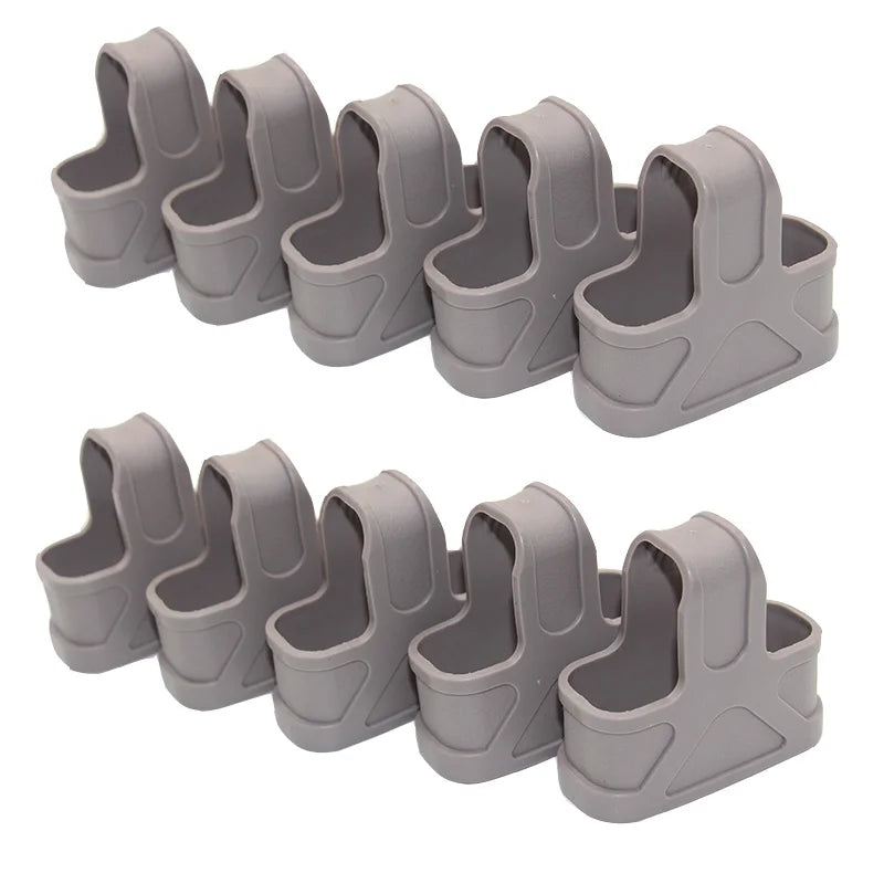 6/10PCS Tactical 5.56 Magazine Pouch Rubber Holster