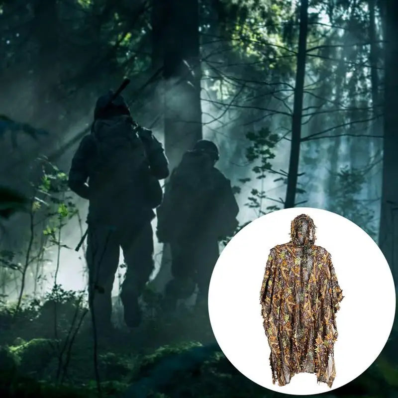 Camouflage Ghillie Raincoat