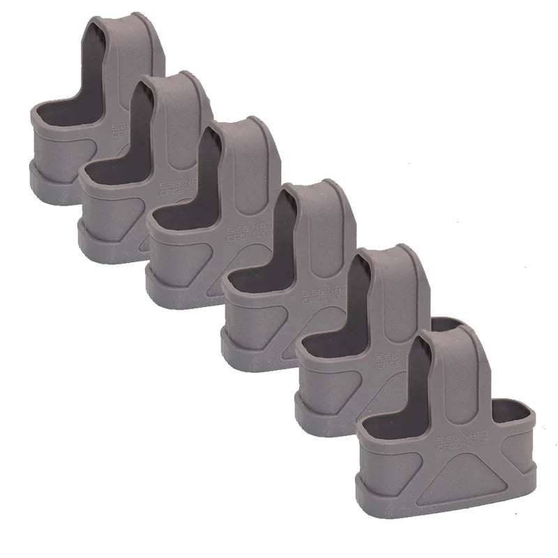 6/10PCS Tactical 5.56 Magazine Pouch Rubber Holster