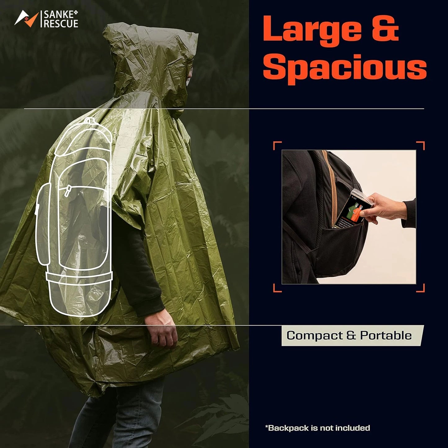 Emergency Water Proof Raincoat