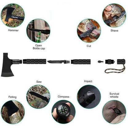 Foldable Portable Axe And Multi Tool Kit