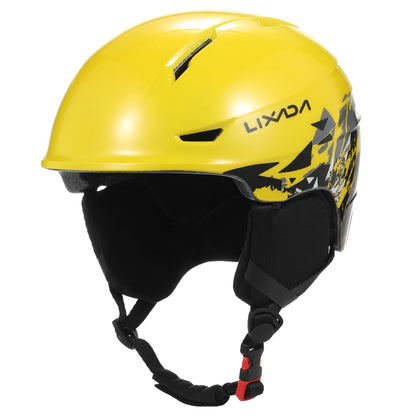 Snowboard/Ski Helmet with Goggle Strap and Detachable Earmuffs