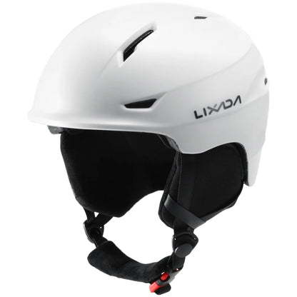 Snowboard/Ski Helmet with Goggle Strap and Detachable Earmuffs