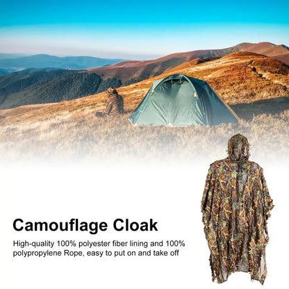 Camouflage Ghillie Raincoat