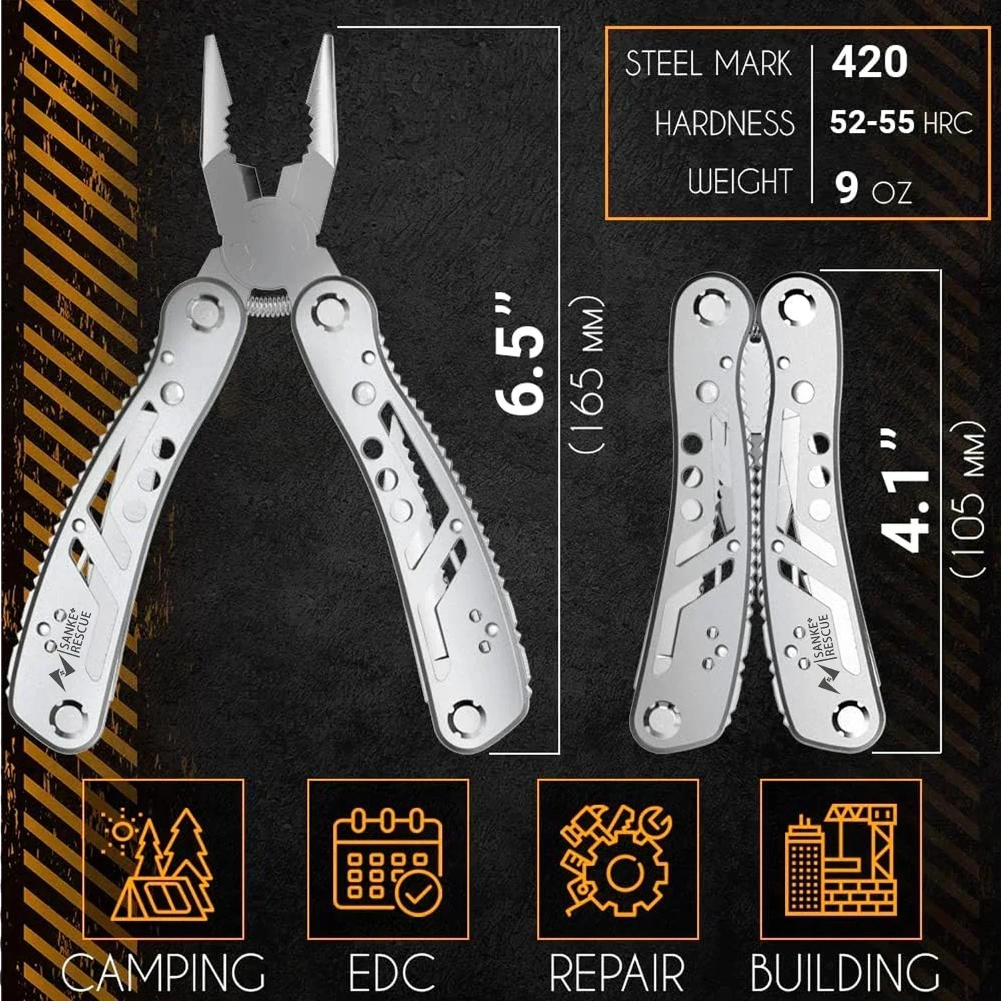 Multitool 24-in-1 Pliers with Professional Multi-tool
