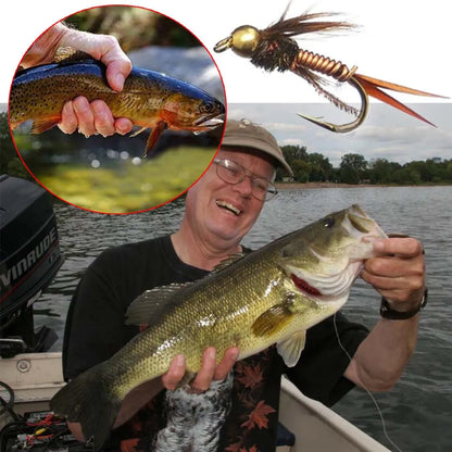 Dry Wet Nymph Streamers, Fly, Lures Assortment Kit